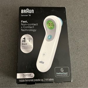 New Braun Sensian 5 non-contact technology Thermometer